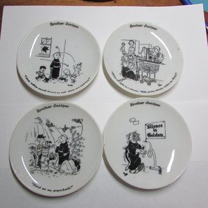 Vintage Brother Juniper Porcelain Plates 1958